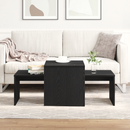 Indskudsborde Sort eg 100 x 48 x 40 cm Konstrueret træ