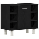 Badeværelsesskab Sort eg 60 x 32 x 54 cm Konstrueret træ