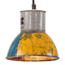 industriel hængelampe 17 cm E27 25 W rund flerfarvet - xlshop.dk