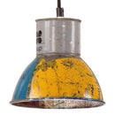 industriel hængelampe 17 cm E27 25 W rund flerfarvet - xlshop.dk