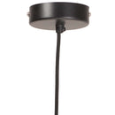 industriel hængelampe 25 W rund 19 cm E27 mat sort - xlshop.dk