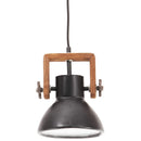 industriel hængelampe 25 W rund 19 cm E27 mat sort - xlshop.dk