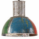 industriel hængelampe 28,5 cm E27 25 W rund flerfarvet - xlshop.dk