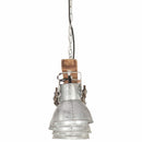 industriel loftlampe E27 mangotræ sølvfarvet - xlshop.dk