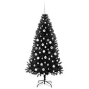 Juletræ Sort 180 cm PVC - xlshop.dk