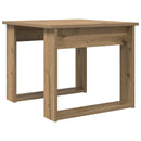 Kaffebord Sæt 2 stk. Artisan Egetræ 50 x 52 x 42 cm - xlshop.dk