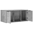 Kattebur møbel Betongrå 100 x 49 x 45 cm Konstrueret træ - xlshop.dk