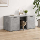 Kattebur møbel Betongrå 100 x 49 x 45 cm Konstrueret træ - xlshop.dk