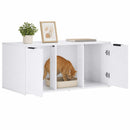Kattebur møbel Hvid 100 x 49 x 45 cm Konstrueret træ - xlshop.dk