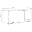 Kattebur møbel Røget eg 100 x 49 x 45 cm Konstrueret træ - xlshop.dk