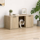 Kattebur møbel Sonoma-eg 100 x 49 x 45 cm Konstrueret træ - xlshop.dk