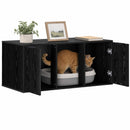 Kattebur møbel Sort eg 100 x 49 x 45 cm Konstrueret træ - xlshop.dk
