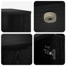 Kattebur møbel Sort eg 100 x 49 x 45 cm Konstrueret træ - xlshop.dk