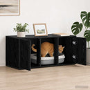 Kattebur møbel Sort eg 100 x 49 x 45 cm Konstrueret træ - xlshop.dk