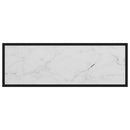 konsolbord 100x35x75 cm hærdet glas hvid - xlshop.dk