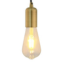 lampeholdere 2 stk bronze E27 - xlshop.dk