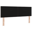 LED sengegavl Brun 144 cm Stof - xlshop.dk