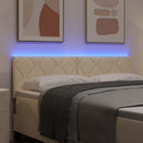 LED sengegavl Creme Stof - xlshop.dk