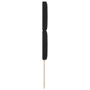 LED sengegavl med LED-lysstrimler Sort 100 cm Fløjl - xlshop.dk