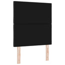 LED sengegavl Sort Stof - xlshop.dk