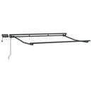 Manuel markise-ramme med LED-lys Gul, Hvid, Antracitgrå 3 x 2 m - xlshop.dk