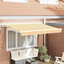Markiseramme Gul og Hvid 300 x 200 cm - xlshop.dk