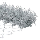 Maschendrahtzaun 25 x 0,6 m Galvaniseret stål Sølv - xlshop.dk