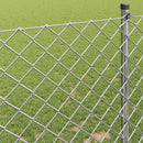 Maschendrahtzaun 25 x 0,6 m Galvaniseret stål Sølv - xlshop.dk