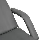 massagebord 180x62x(87-112) cm grå - xlshop.dk