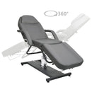 massagebord 180x62x(87-112) cm grå - xlshop.dk