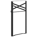 Øl Bordben 2 stk. Sort 39 x 3 x 75 cm Pulverlakeret stål - xlshop.dk