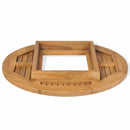 ølkassebordplade teak 70 cm - xlshop.dk