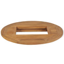 ølkassebordplade teak 70 cm - xlshop.dk