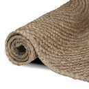 Områdetæpper Grå 200 x 200 cm Jute - xlshop.dk