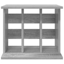 Opbevaring af vinylplader Grå Sonoma 42 x 33 x 36 cm - xlshop.dk