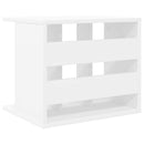 Opbevaring af vinylplader Hvid 42 x 33 x 36 cm Konstrueret træ - xlshop.dk