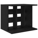 Opbevaring af vinylplader Sort eg 42 x 33 x 36 cm - xlshop.dk