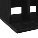 Opbevaring af vinylplader Sort eg 42 x 33 x 36 cm - xlshop.dk