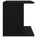 Opbevaring af vinylplader Sort eg 42 x 33 x 36 cm - xlshop.dk