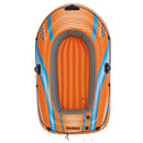 Oppustelig båd Orange 162 x 96 cm PVC - xlshop.dk