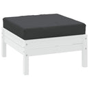 pallehynde 60x60x6 cm oxfordstof sort - xlshop.dk