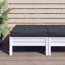 pallehynde 60x60x6 cm oxfordstof sort - xlshop.dk