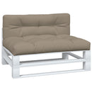 pallehynder 2 stk. stof gråbrun - xlshop.dk