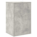 Pladeskab Betongrå 38 x 33 x 61 cm Konstrueret træ - xlshop.dk