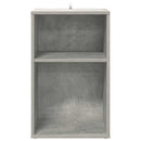 Pladeskab Betongrå 38 x 33 x 61 cm Konstrueret træ - xlshop.dk