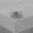 Pladeskab Betongrå 38 x 33 x 61 cm Konstrueret træ - xlshop.dk
