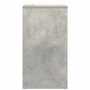 Pladeskab Betongrå 38 x 33 x 61 cm Konstrueret træ - xlshop.dk