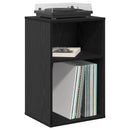 Pladeskab Sort eg 38 x 33 x 61 cm Konstrueret træ - xlshop.dk
