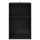 Pladeskab Sort eg 38 x 33 x 61 cm Konstrueret træ - xlshop.dk