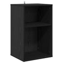 Pladeskab Sort eg 38 x 33 x 61 cm Konstrueret træ - xlshop.dk
